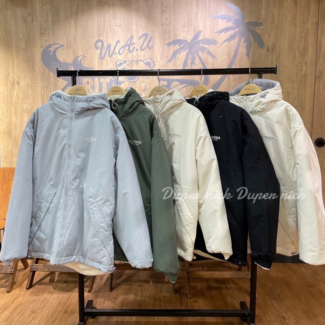 韓國 WHO.A.U 2022 新款 雙面穿連帽保暖外套