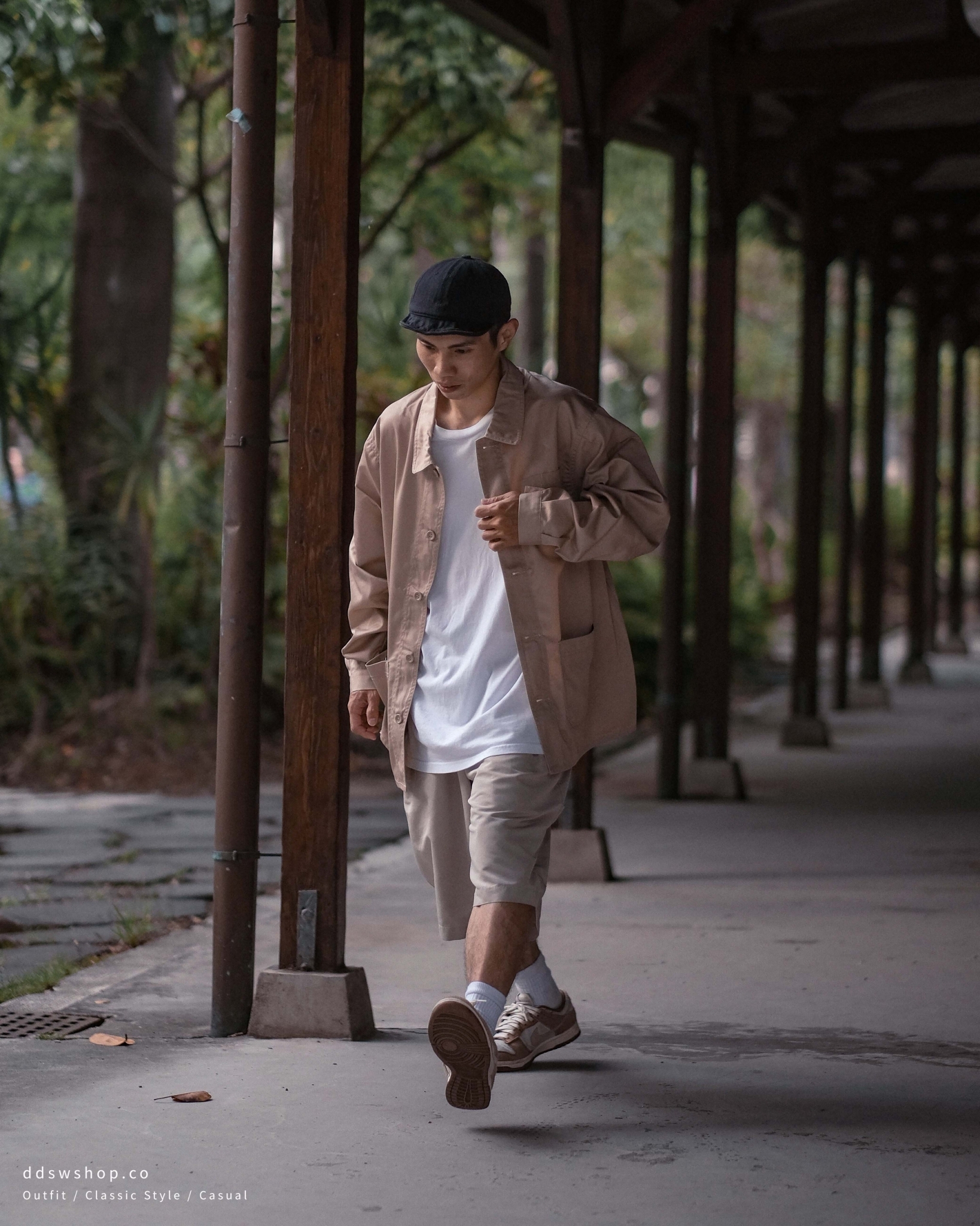 United Athle UA 長袖 外套 工裝外套 工作外套 休閒 黑 米白 藏青 獵裝卡其