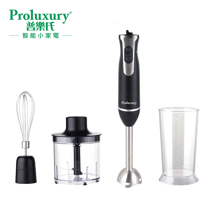 Proluxury普樂氏 手提攪拌機（附打蛋器、碎肉器、攪拌杯）(PHM200001)