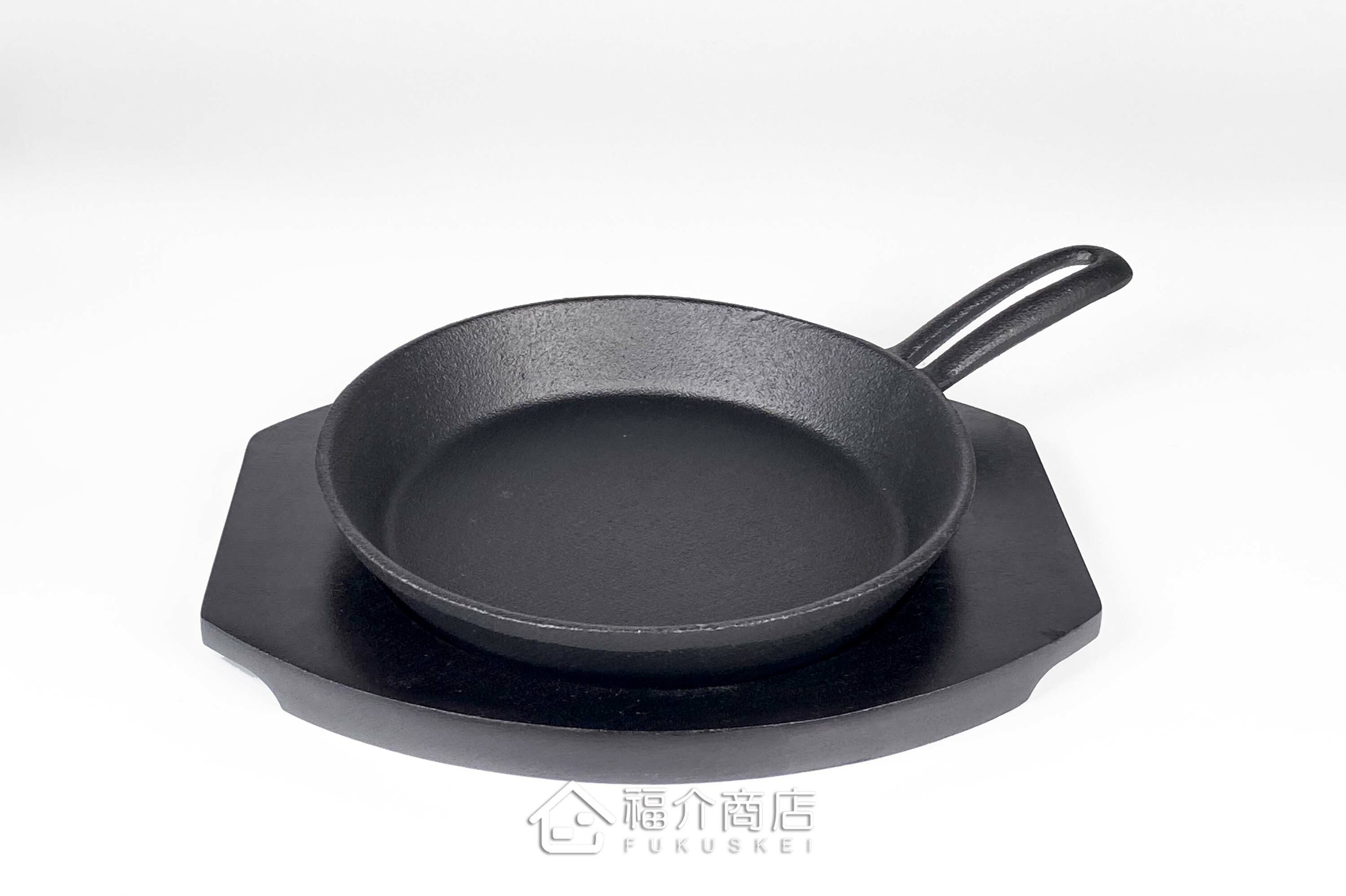 黑色鑄鐵平底鍋