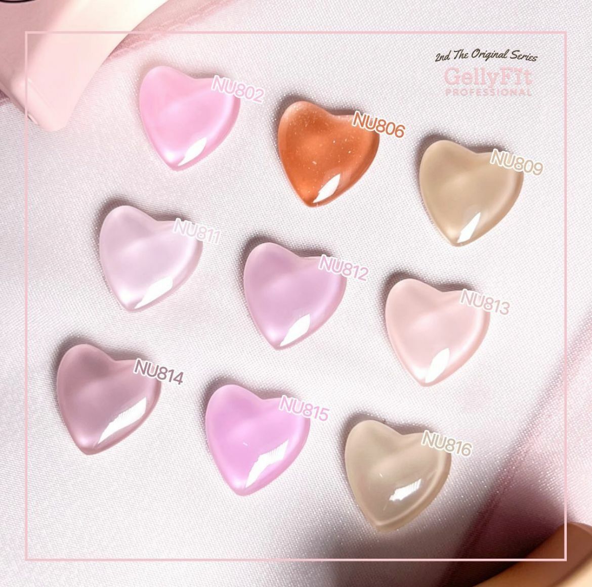 Gellyfit- Nu802-Nu819 Nude Collectio (10ml)