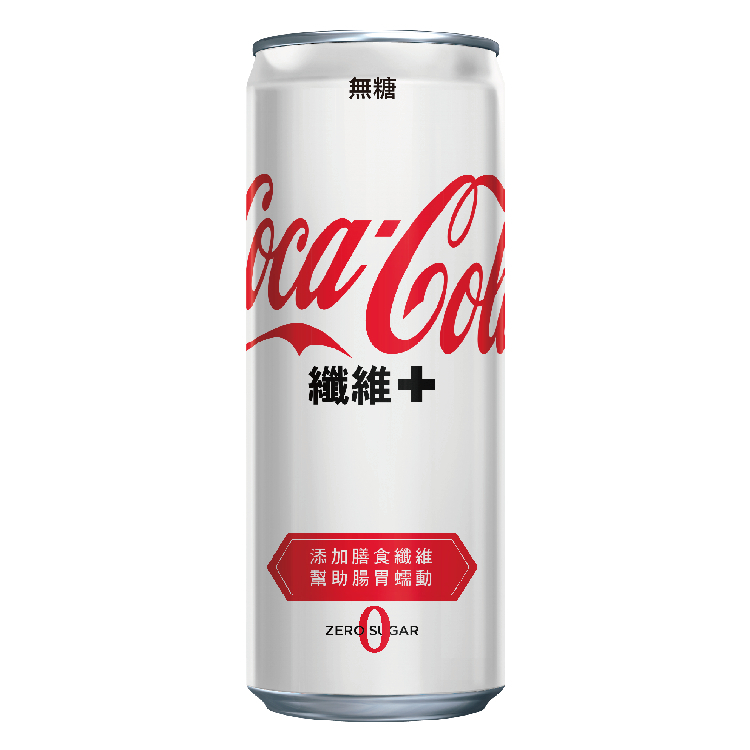 可口可樂 纖維PLUS隨型罐/330ml
