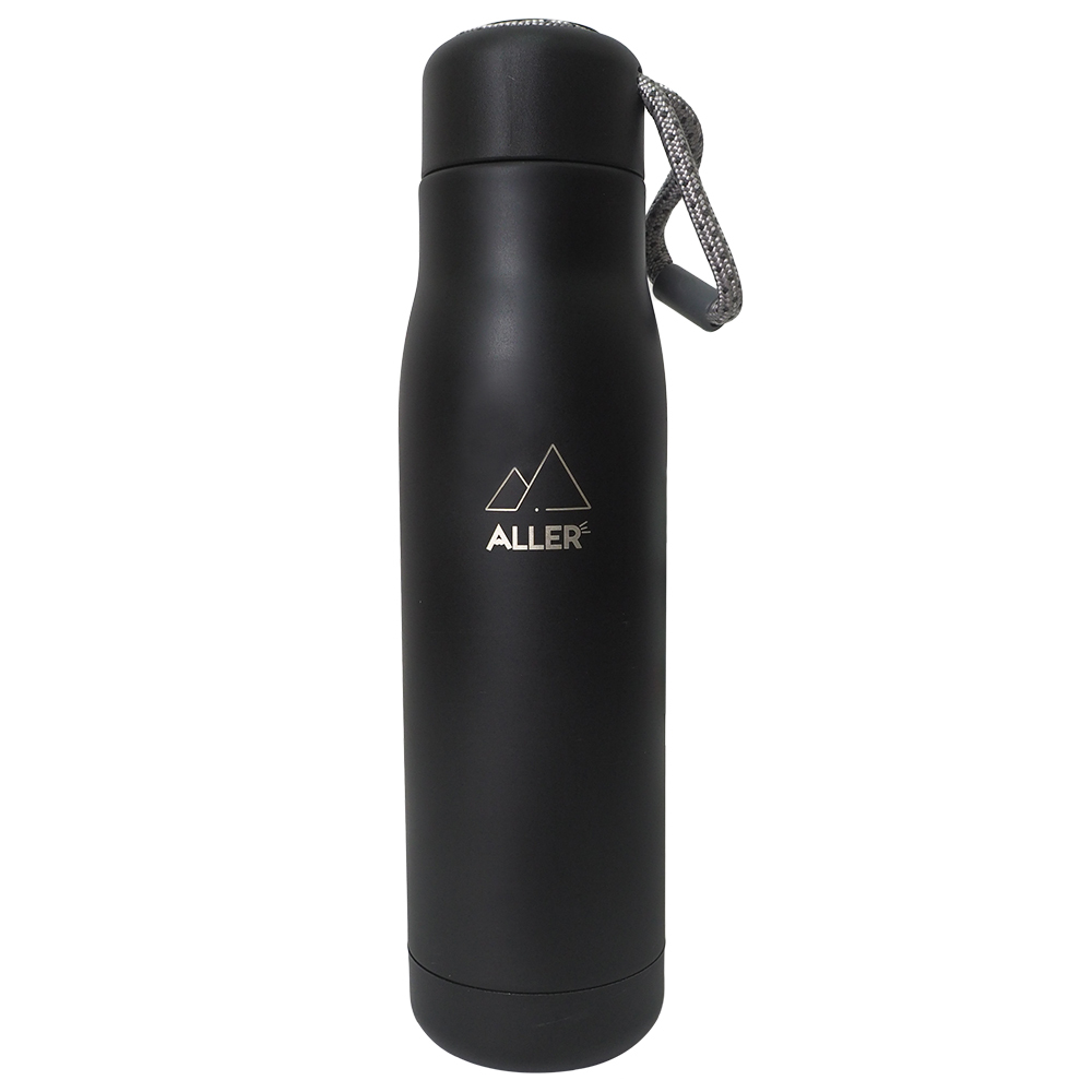 ALLER 不銹鋼保溫瓶(附提繩) 550ml (5色) 雙層真空/保溫保冷/304不鏽鋼 52CBA96468