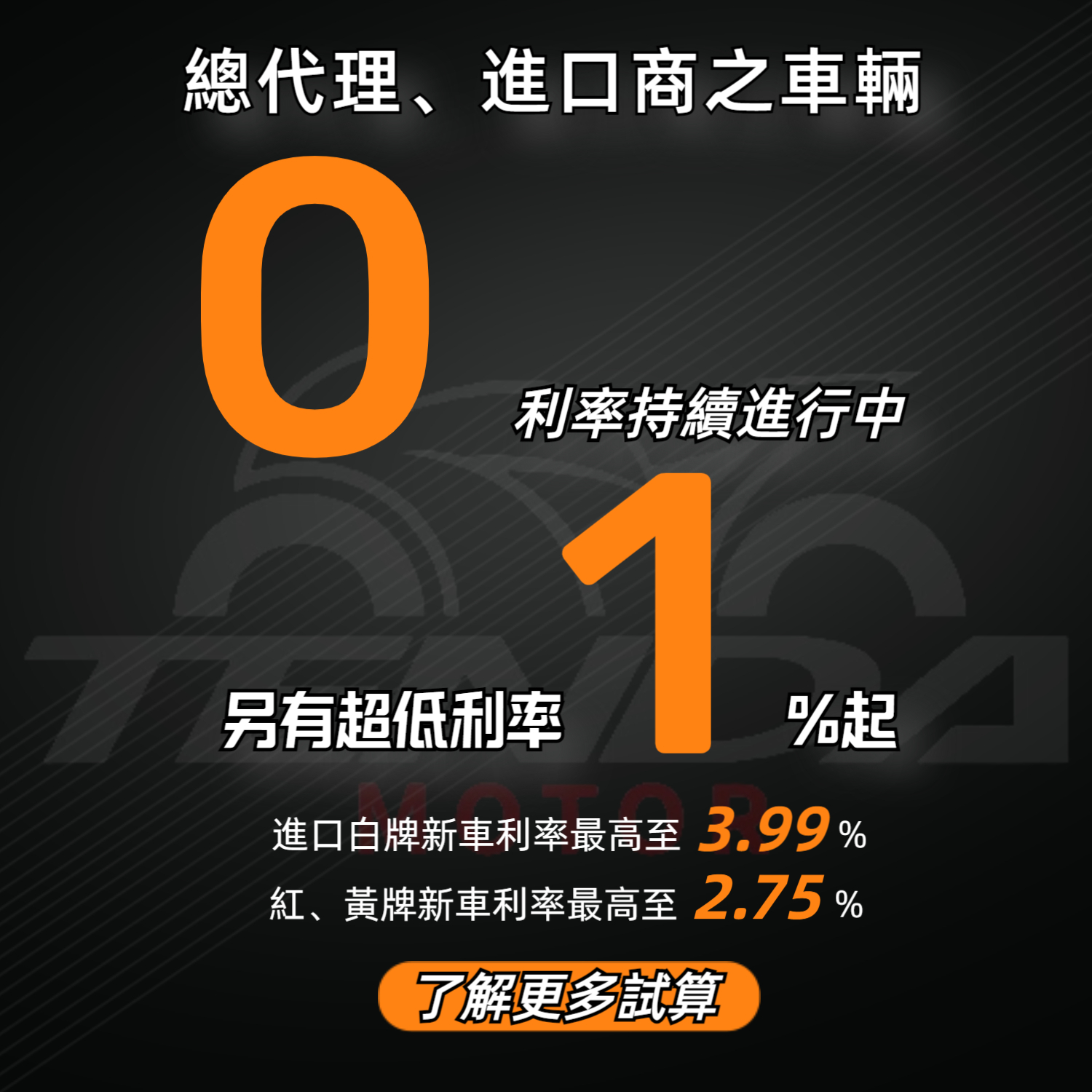 騰達二輪生活館 台南超低利率車貸0利率