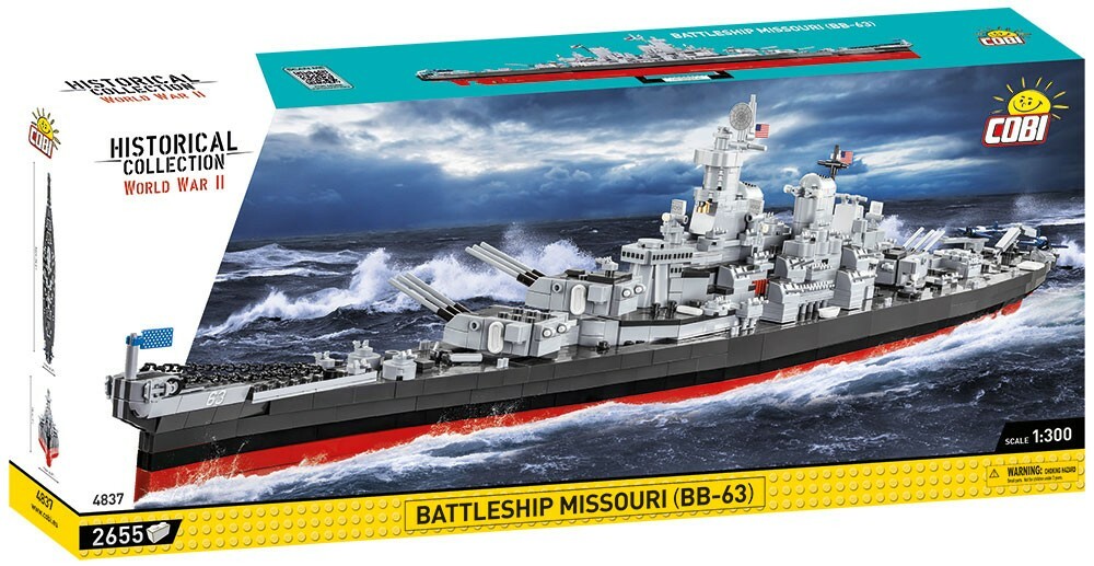 Cobi : WWII War Ship 4837 Battleship Missouri (BB-63) (2655pcs)