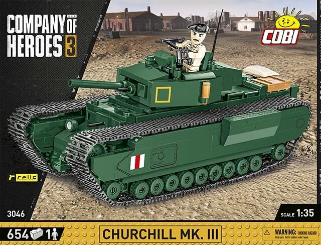 Cobi : Company of Heroes 3046 Churchill MK. III (654pcs)