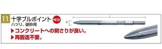＊中崙五金【附發票】( 日本製 ) 牧田 自銳尖鑿 17mm*長280mm A-51188 適:0810T H41