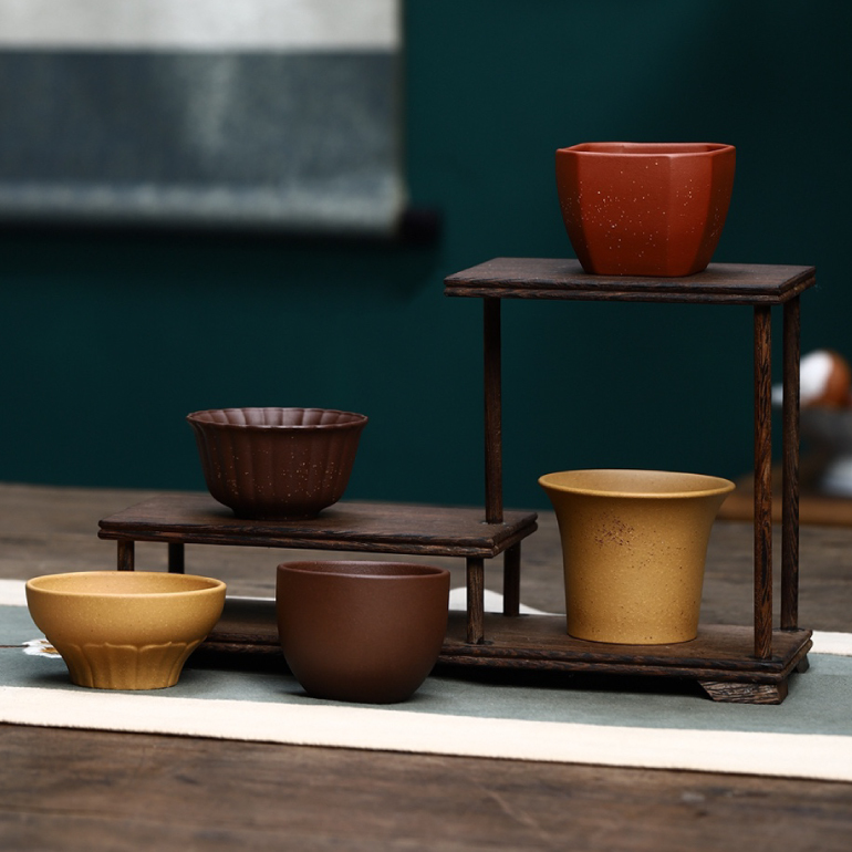 【龍和堂紫砂五福杯‬】-- 五福臨門 ! 凡購買任何茶壺，只需以$500 換購一套。