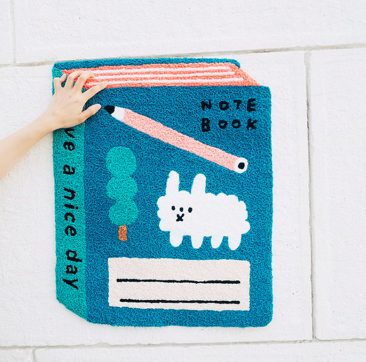 狗狗雲筆記本 地墊 地毯｜右手超人