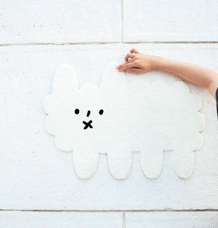 狗狗雲 地墊 地毯｜右手超人