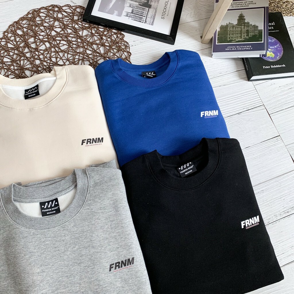 (現貨) FRNM 內刷毛 大學T 保暖 韓國代購 經典款式