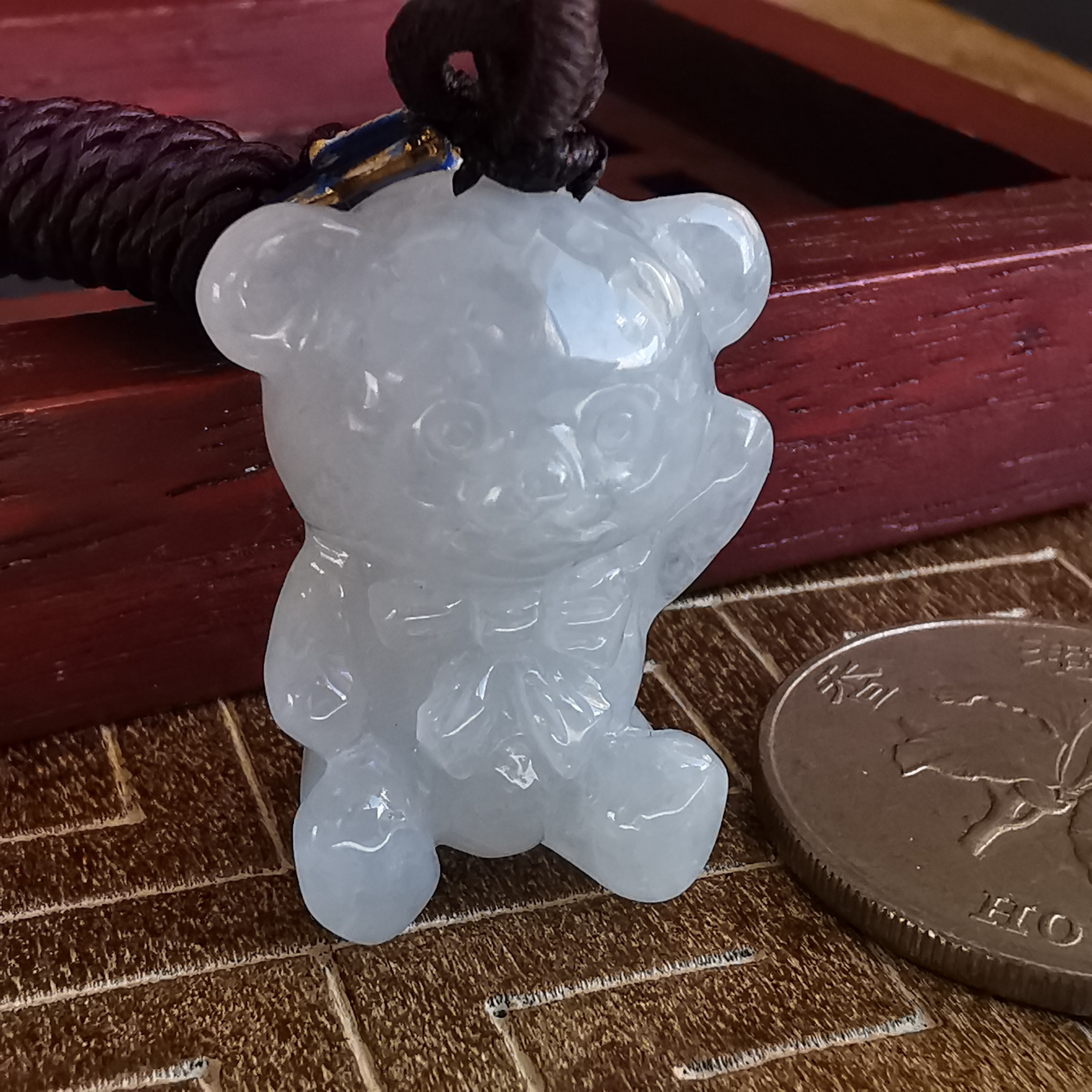 小熊, 天然翡翠A玉, 緬甸玉, Jade, Jadeite