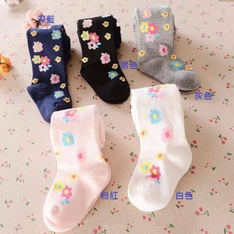 （現貨) LBK-2861 花花圖案襪褲 🌺🌷🌸