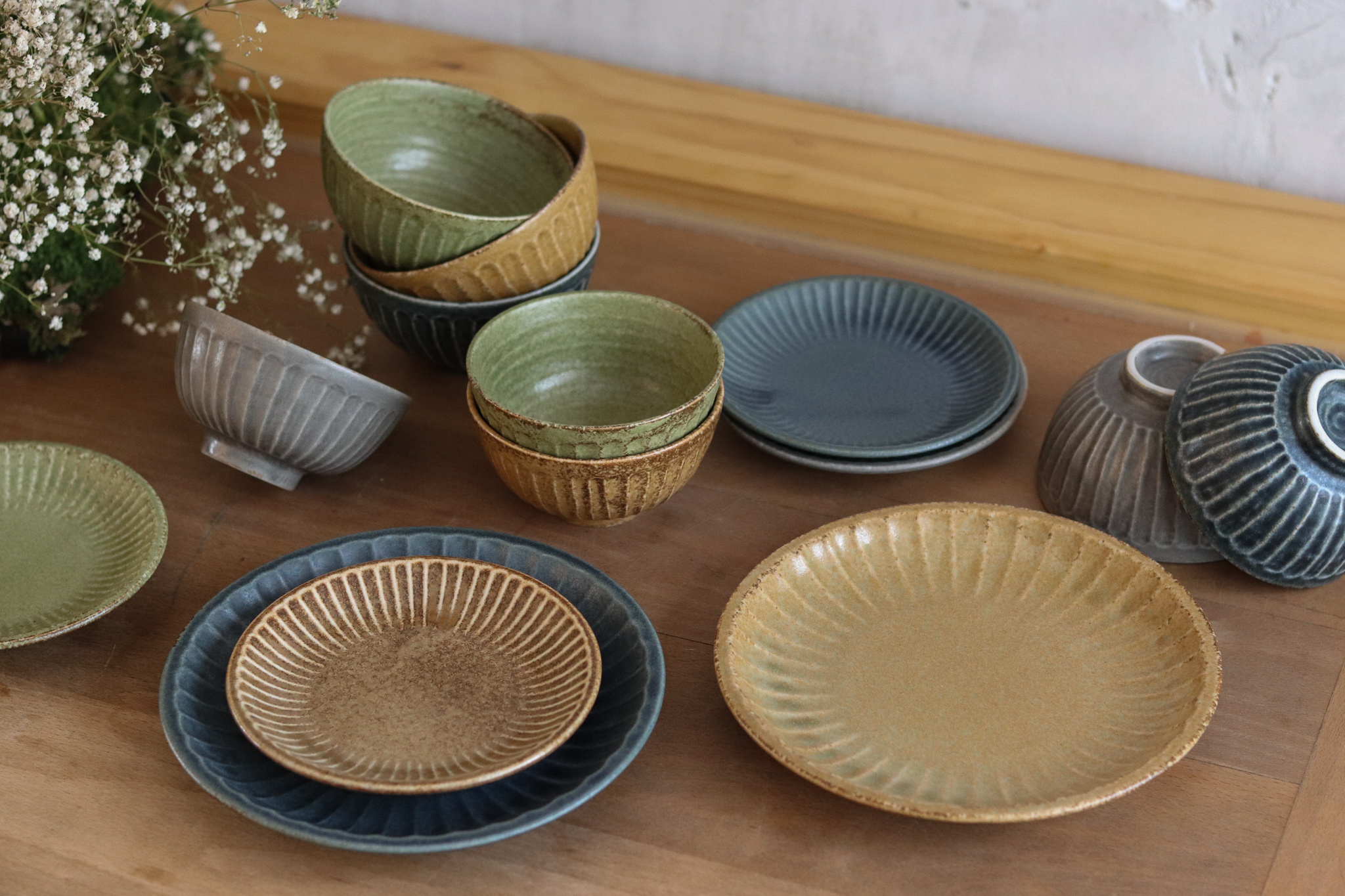 日本 美濃燒 tetote 鏽邊刻紋 圓皿