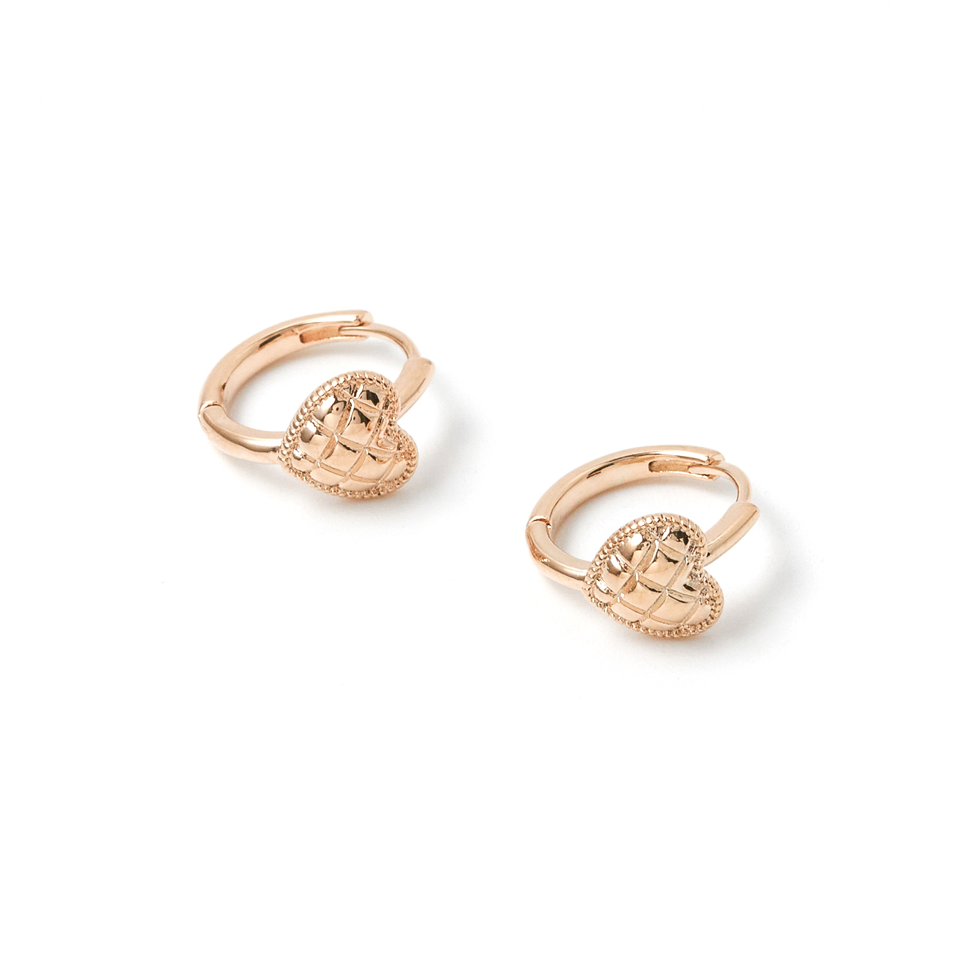 銀針,愛心,格紋,耳環