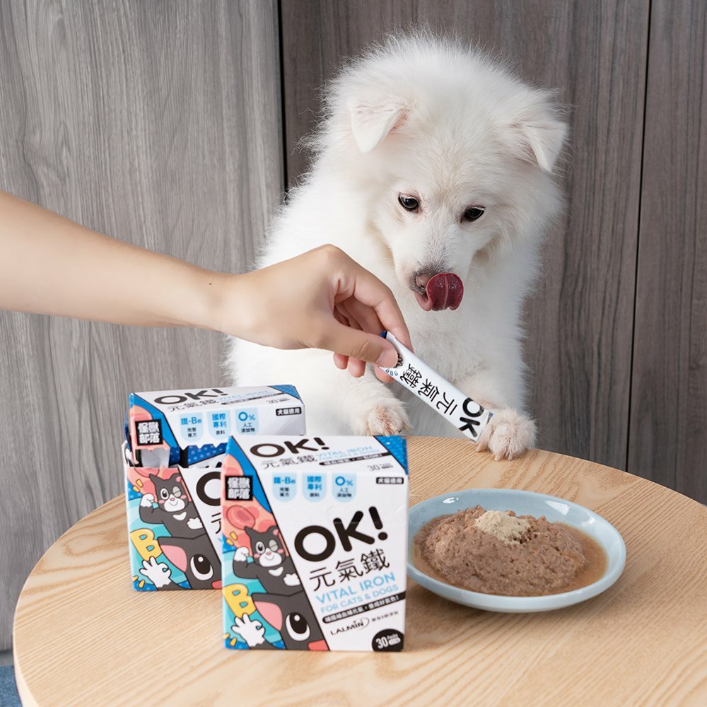 怪獸部落 - OK！元氣鐵 - 1.5g x 30包 - 貓狗保健品