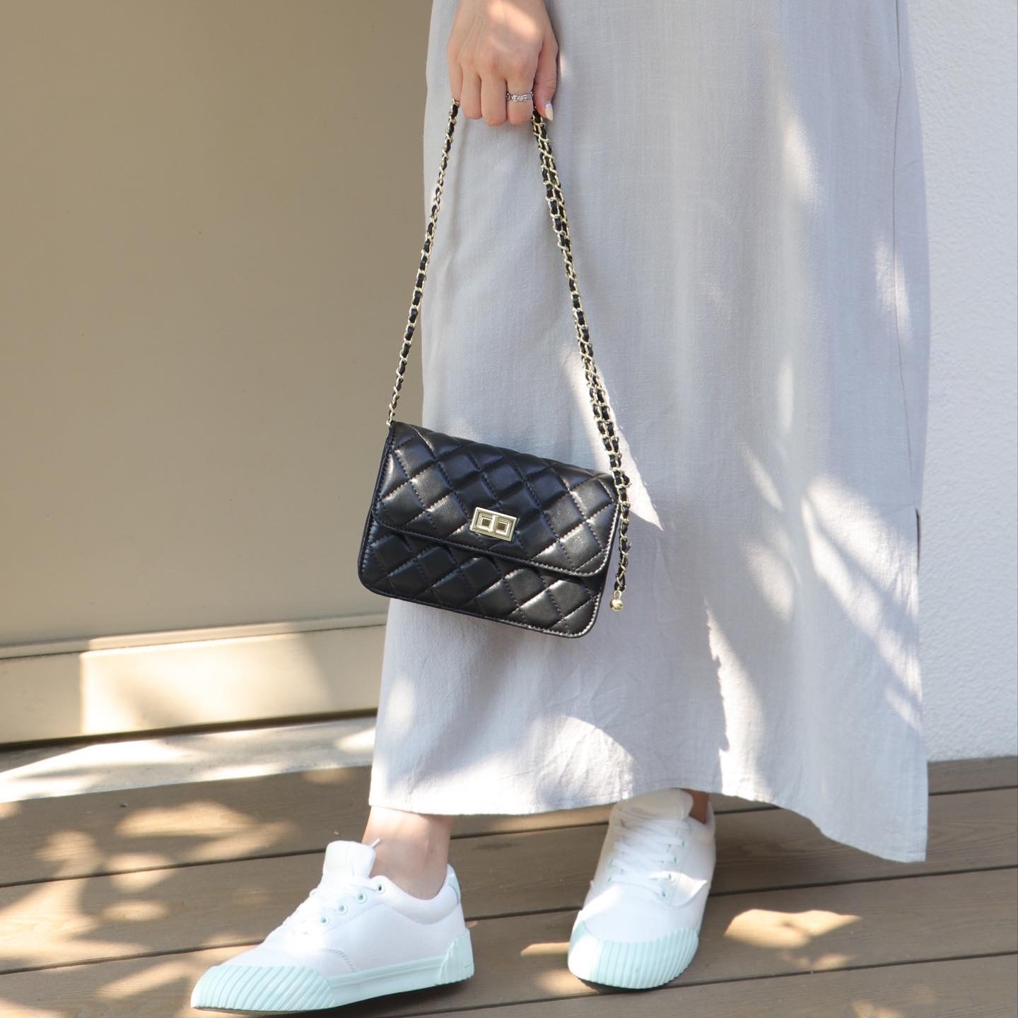 金球鏈條小香包