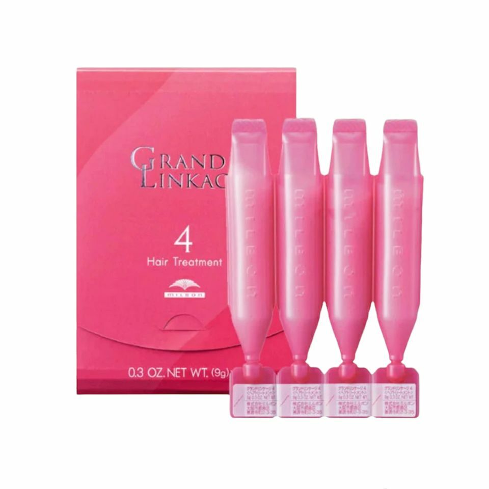 Milbon Grand Linkage Hair Treatment 4 輕度受損家居護理 9g X 4