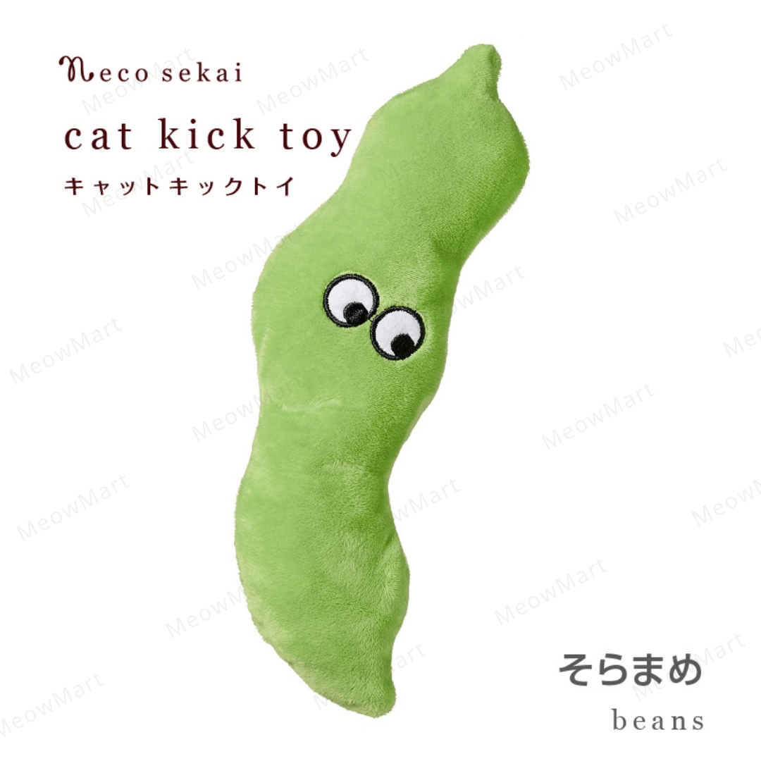日本 necosekai 貓草踢踢玩具 (枝豆)