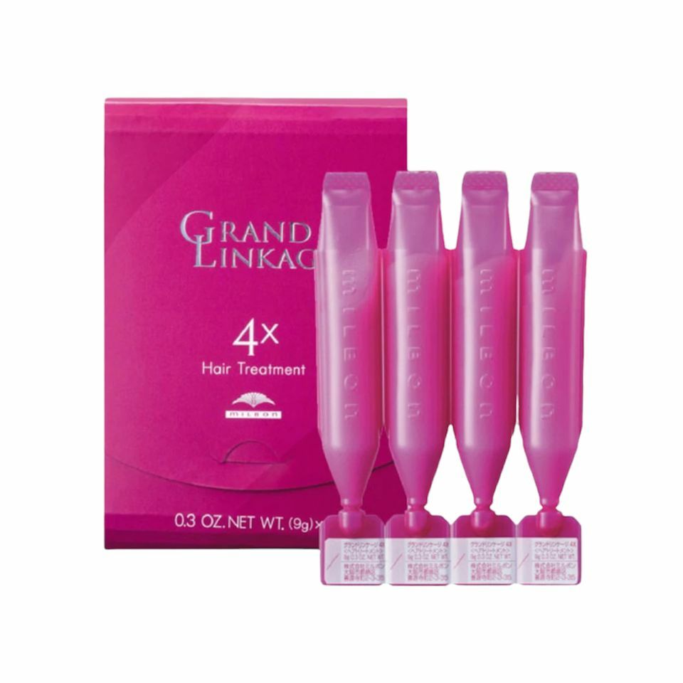 Milbon Grand Linkage Hair Treatment 4X 極度受損家居護理 9g X 4