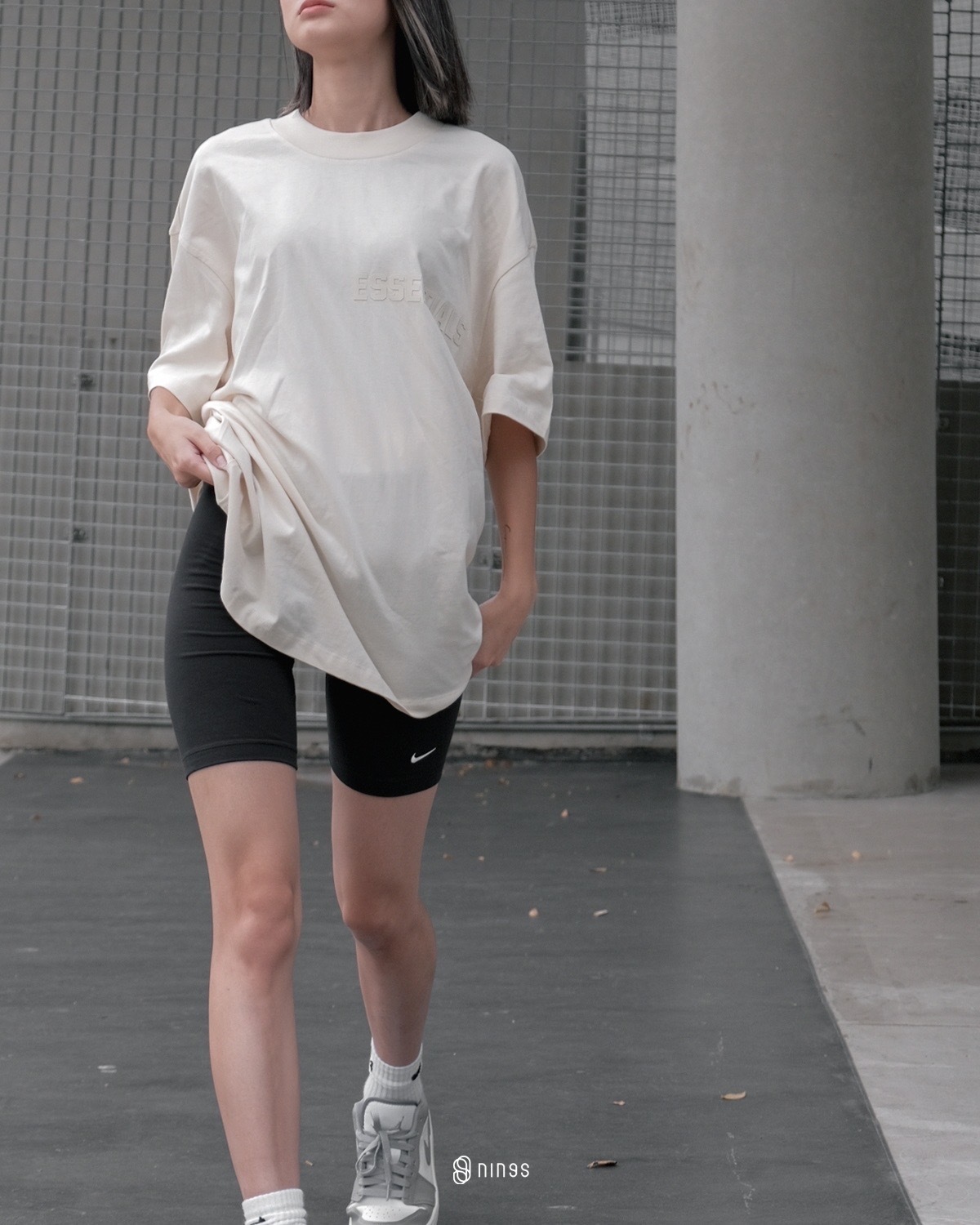 【零碼】ESSENTIALS SHORT-SLEEVE TEE "EGGSHELL" 短踢 125SU222000F