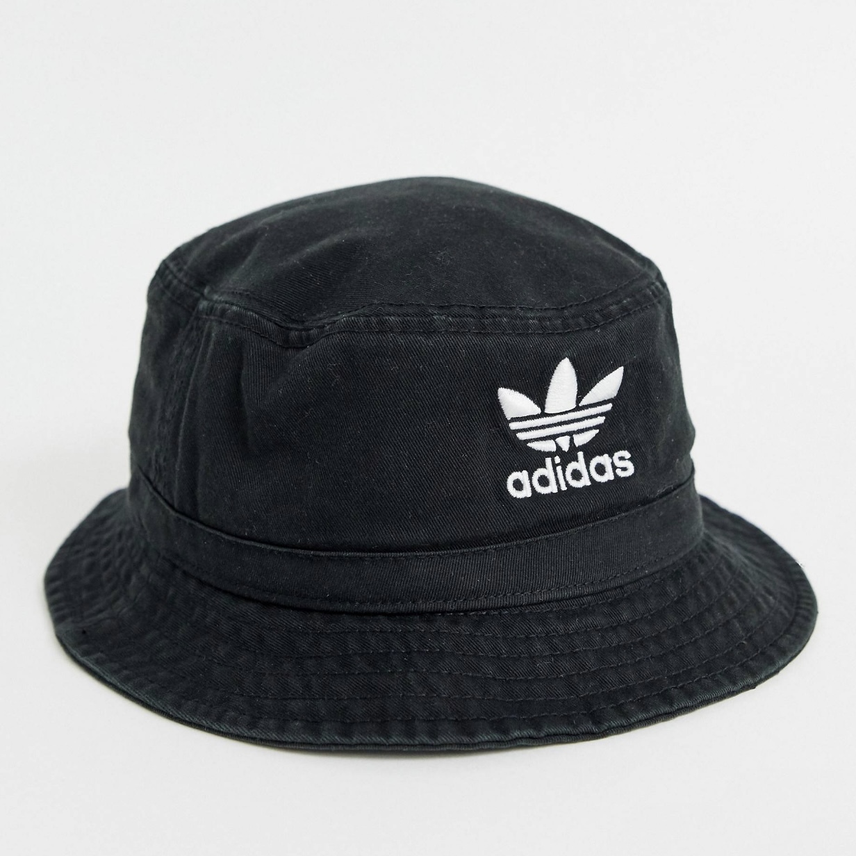 Adidas Trefoil Bucket Hat Black