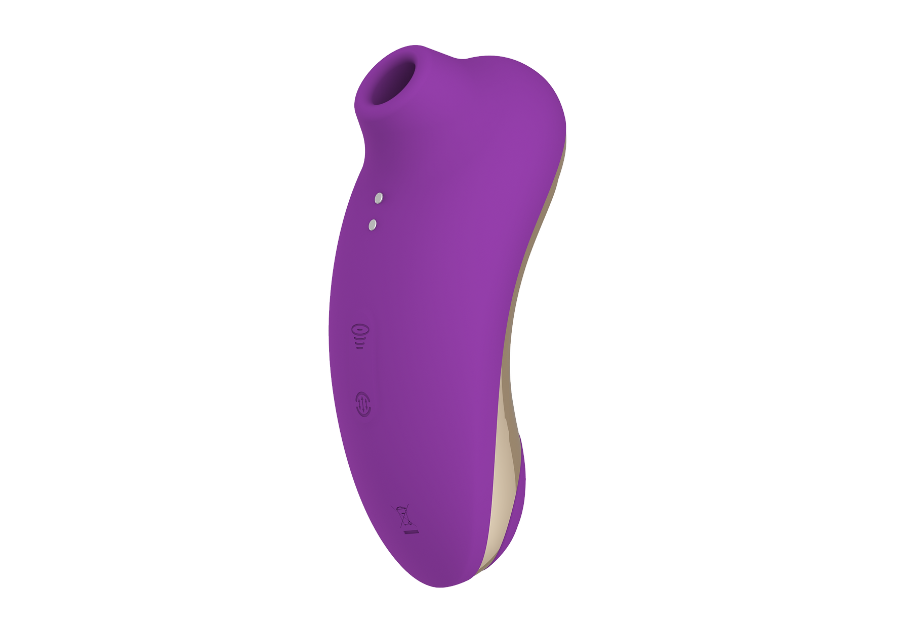 〔超抵玩！〕Purejoy 2合1 Penguin真空聲波陰蒂吸啜震動器 (紫色/桃紅色)