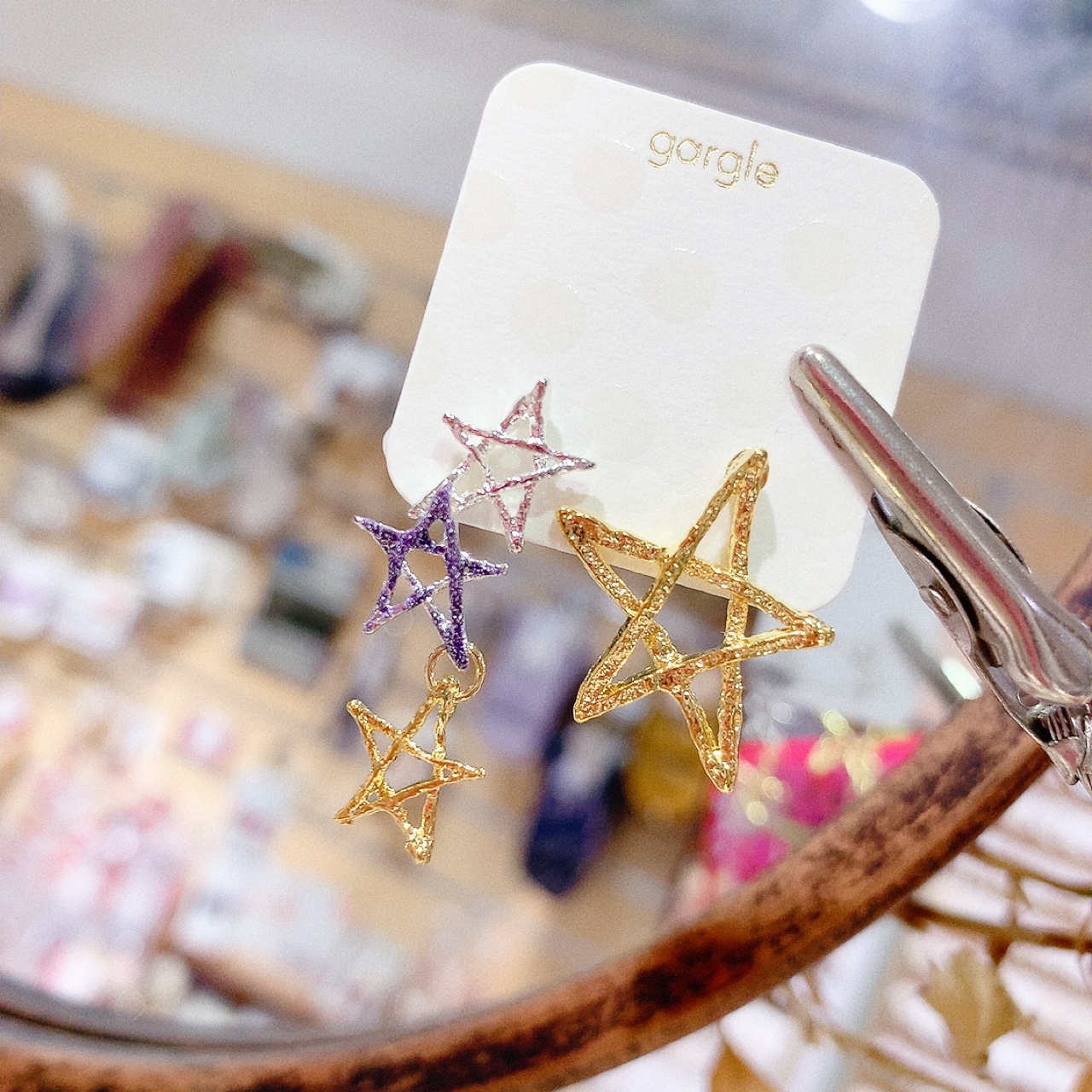 星形耳環