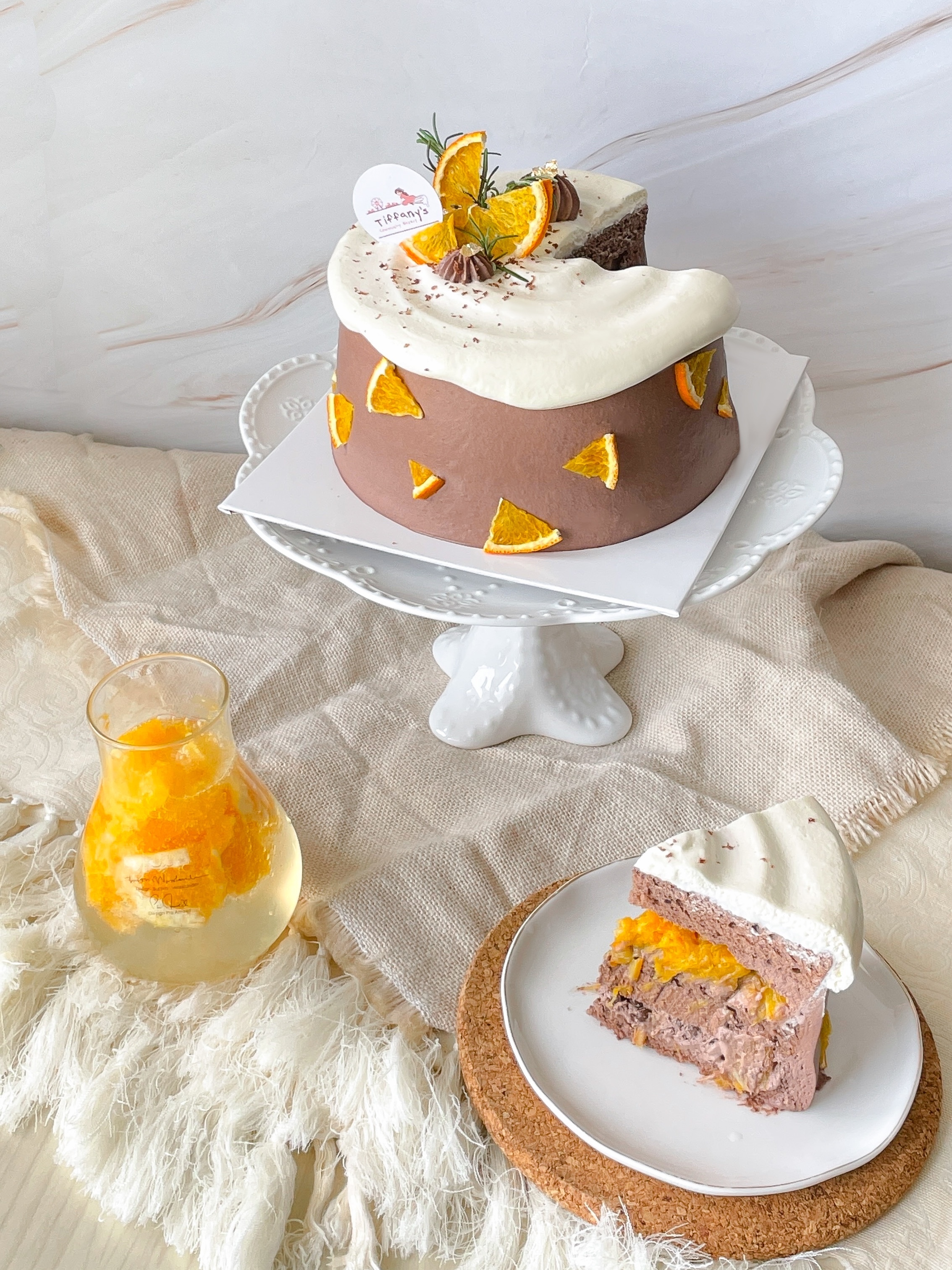 朱古力香橙奶油蛋糕