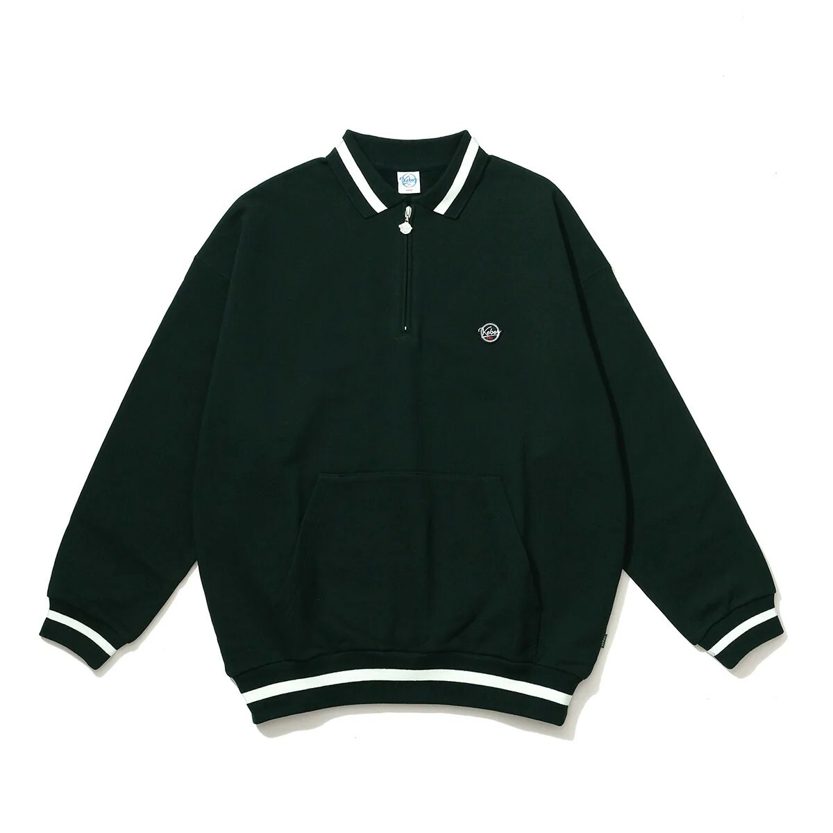 KEBOZ - BB SMALL WAPPEN SWEAT POLO / 2COLORS