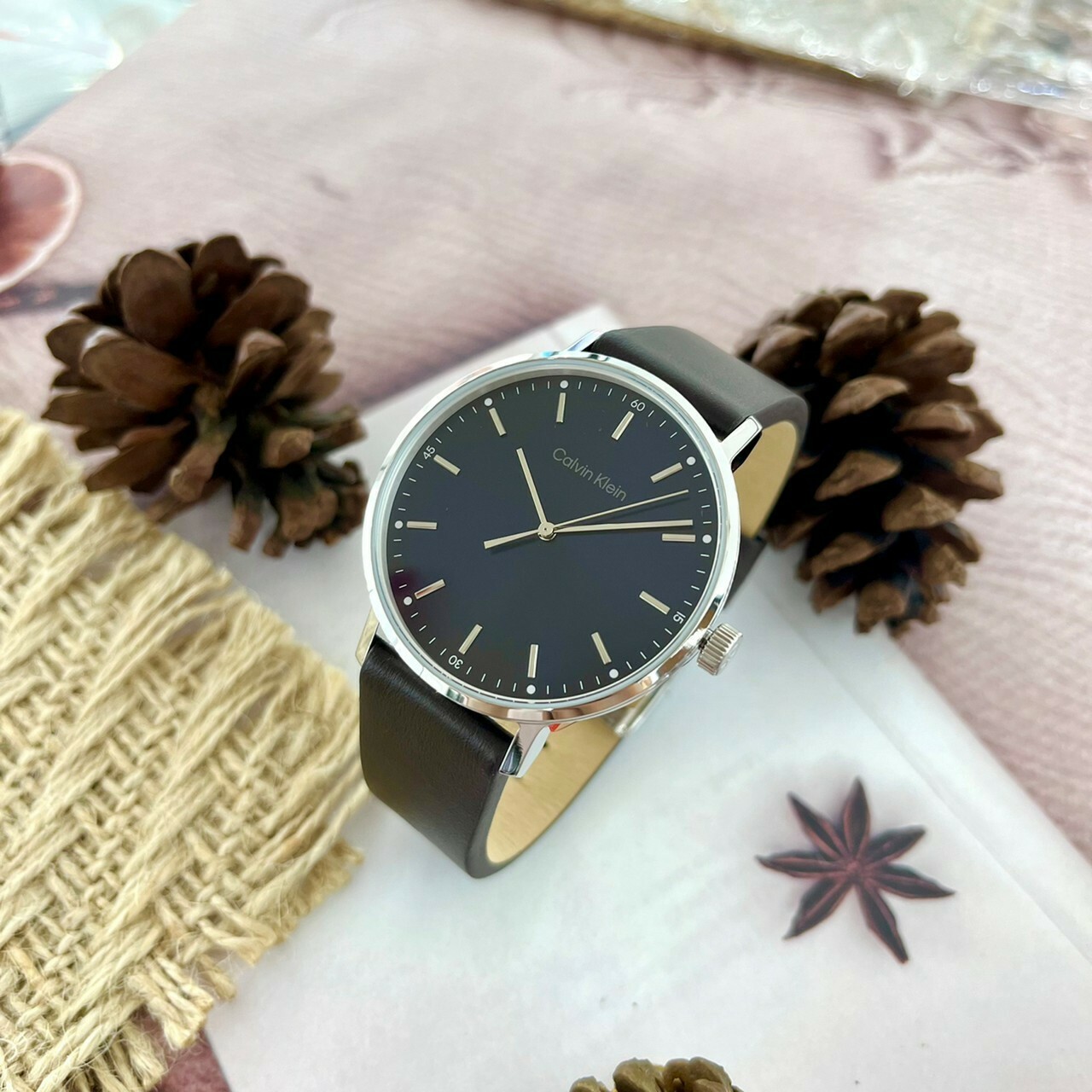 【CALVIN KLEIN】簡約經典藍面大三針腕錶 CK25200052 43mm 現代鐘錶