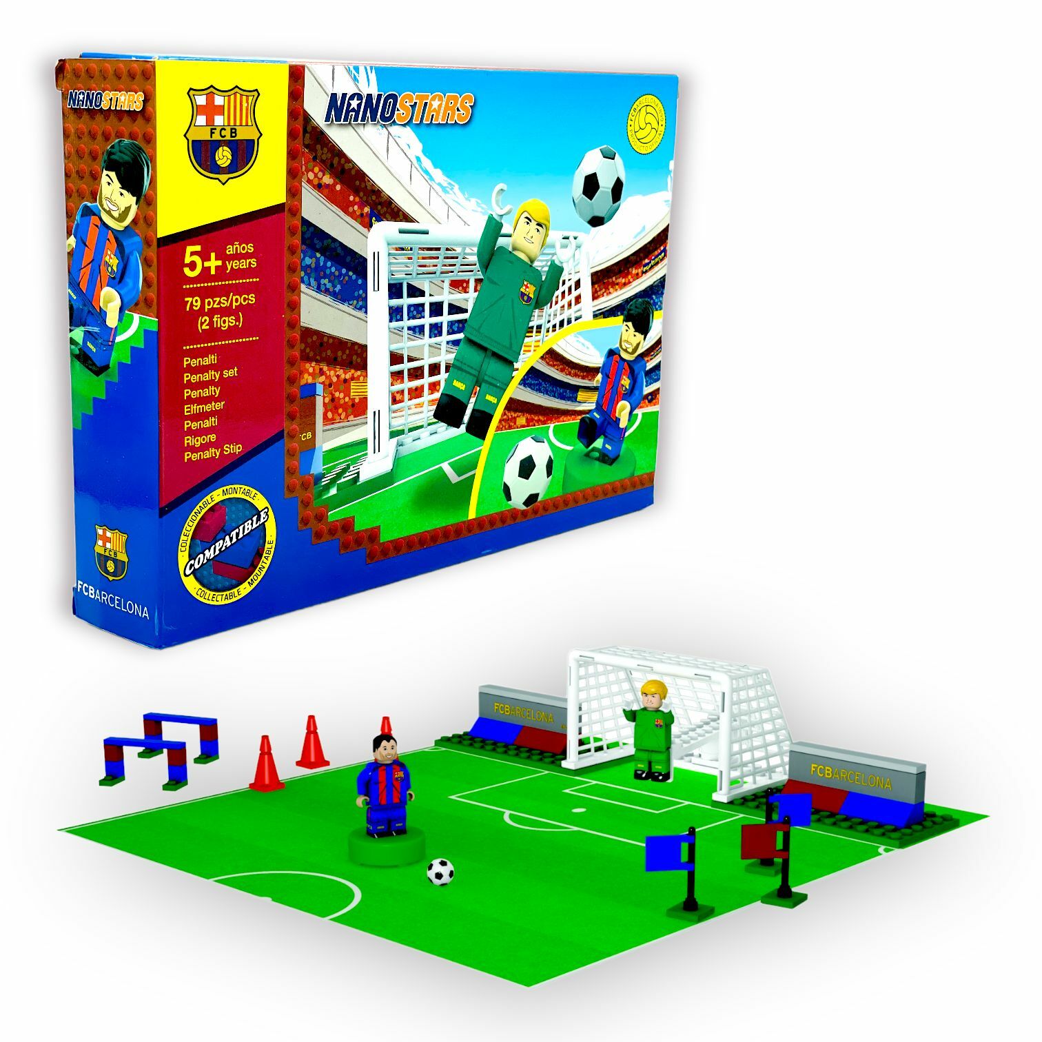 巴塞隆拿Nanostars積木12碼