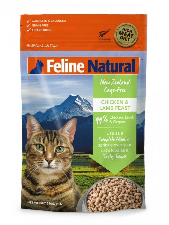 F9 Feline Natural 無穀物脫水貓糧 - 雞肉羊肉盛宴320g