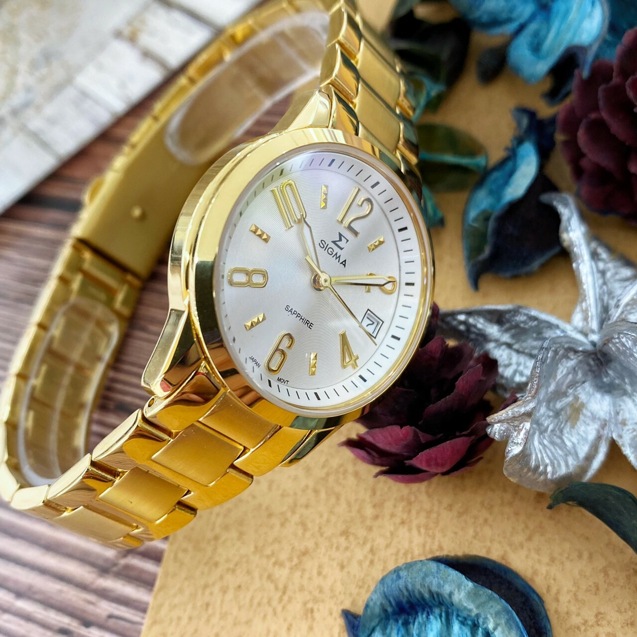 【SIGMA】88023B-G 32mm Modern Watch