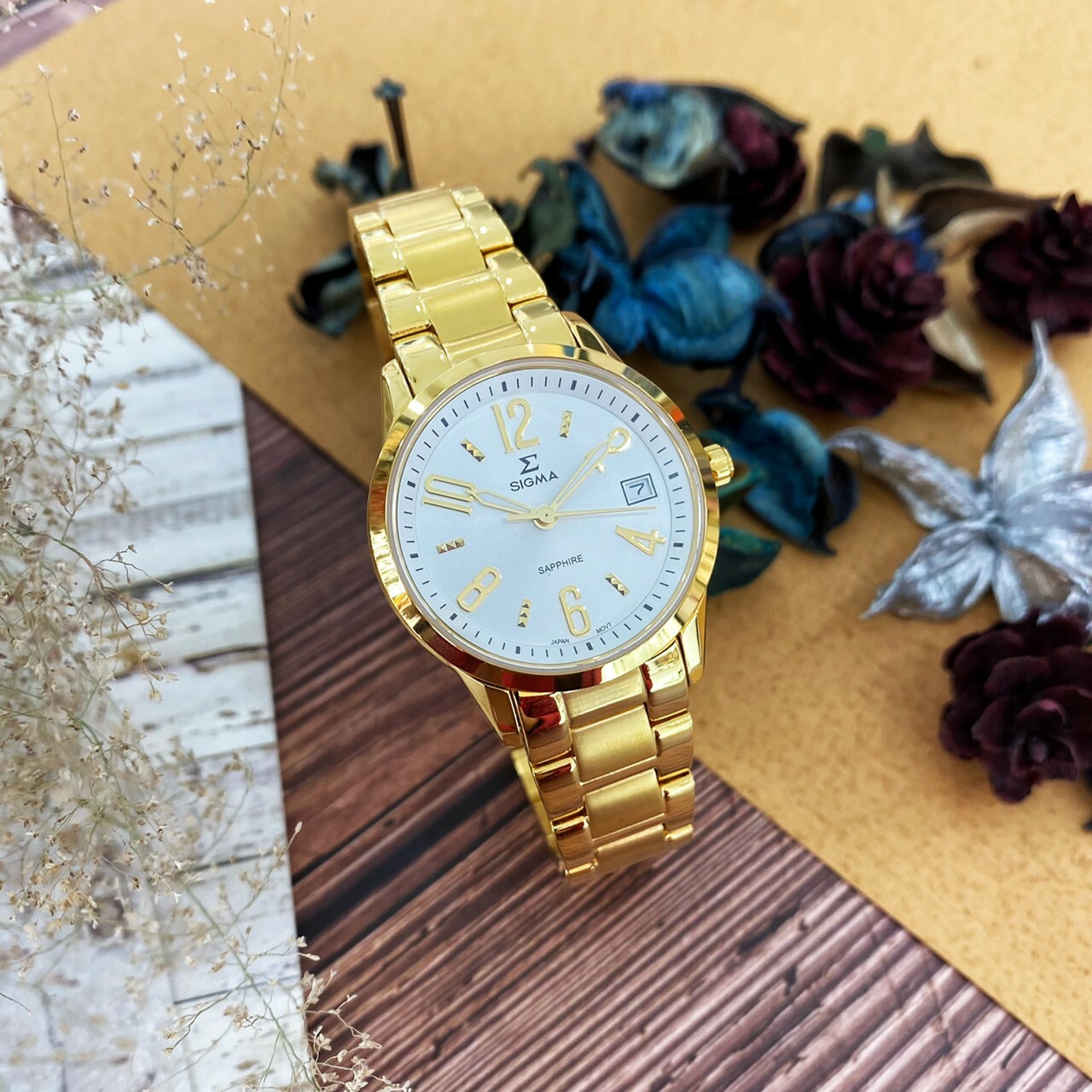 【SIGMA】88023B-G 32mm Modern Watch