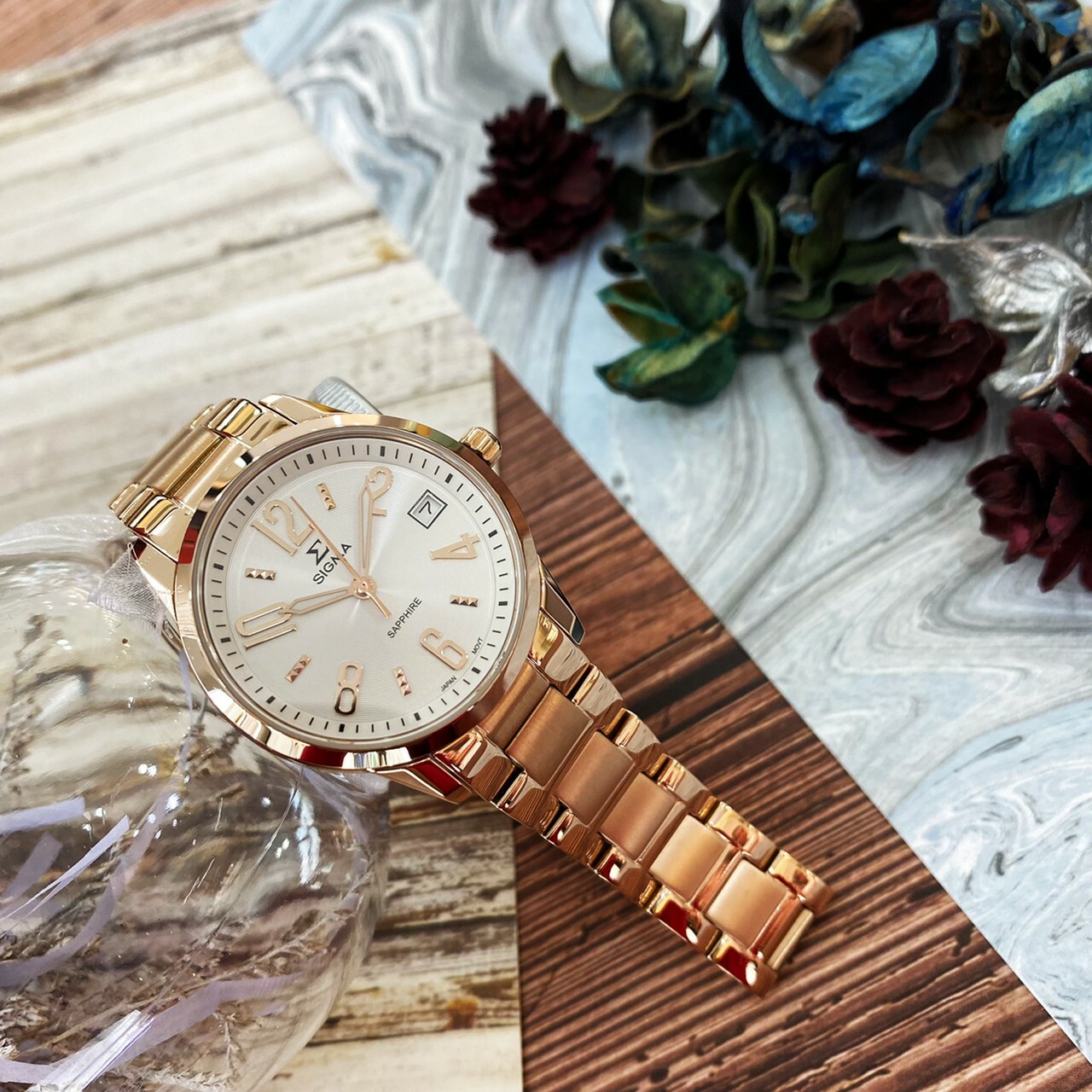 【SIGMA】88023B-RG  32mm Modern Watch