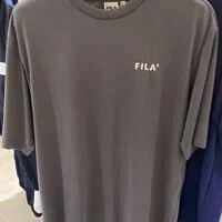 [S] FILA R LOGO SHORTSLEEVE T-SHIRT,DARK GRAY, FS2RSE2112X-DGY (SFL123)