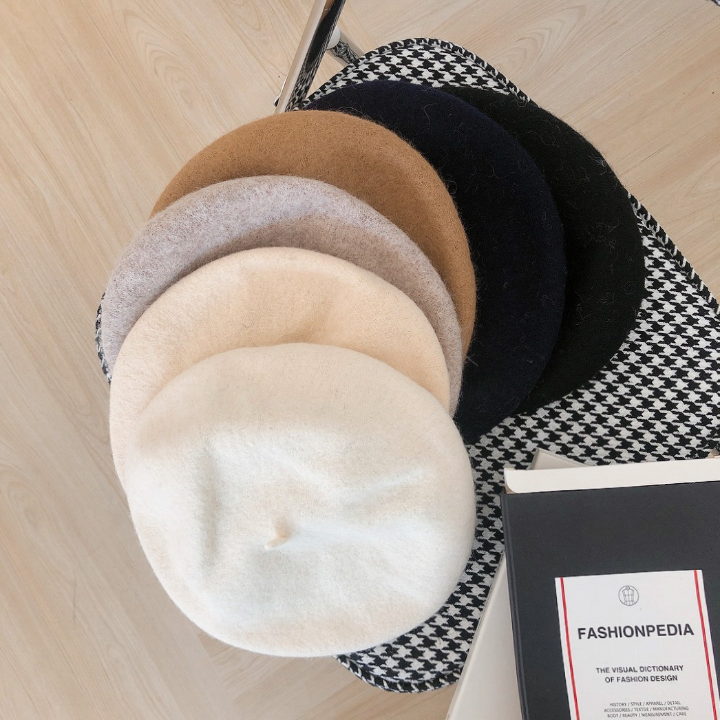 部份現貨🚚熱銷回歸🔥百搭小救星✨冬日時髦軟料質感貝蕾帽💕共6色