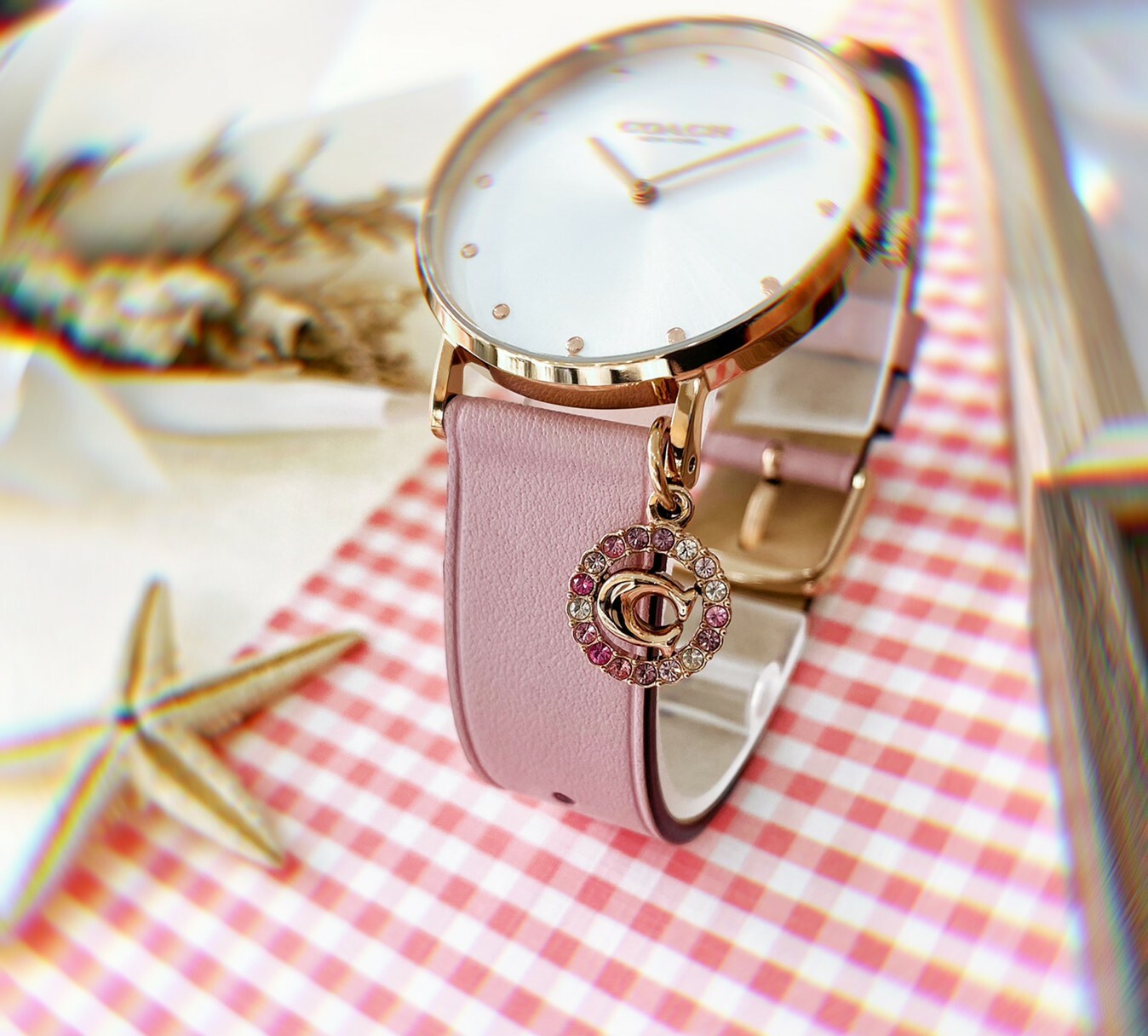 【COACH】Perry奧地利水晶女錶 CO14503884 36mm 現代鐘錶