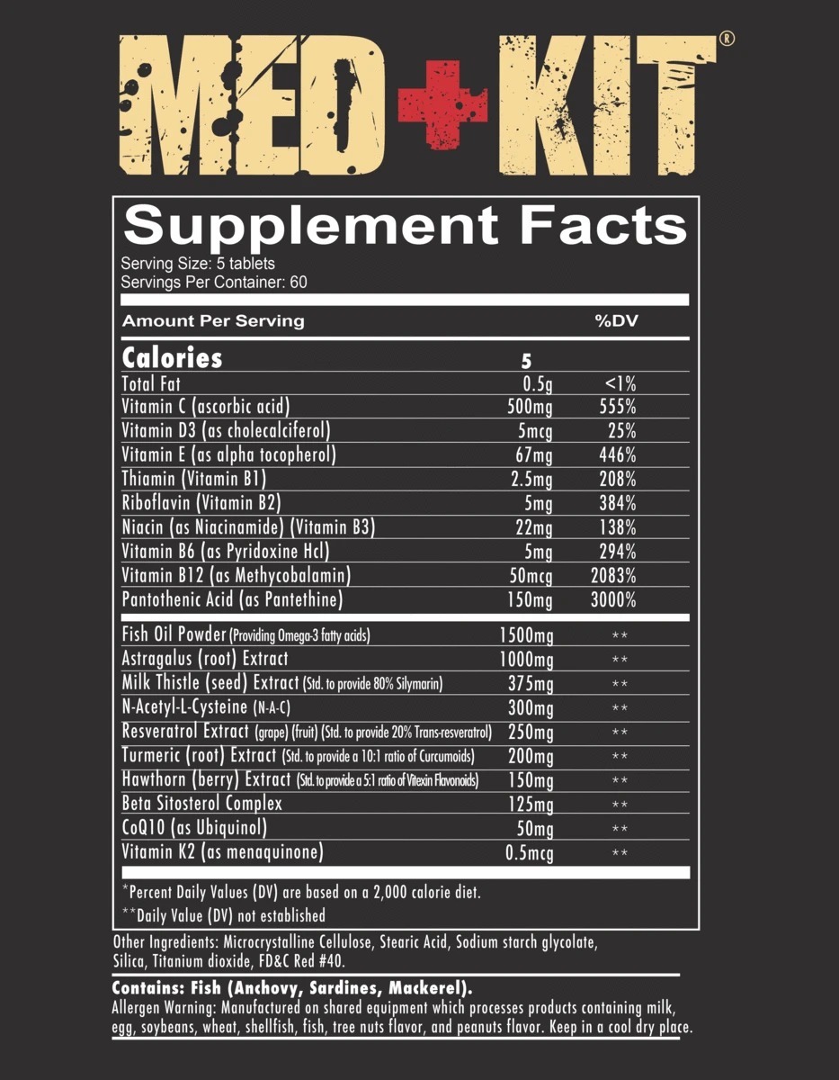 Redcon1 - Med Kit (維他命魚油丸)