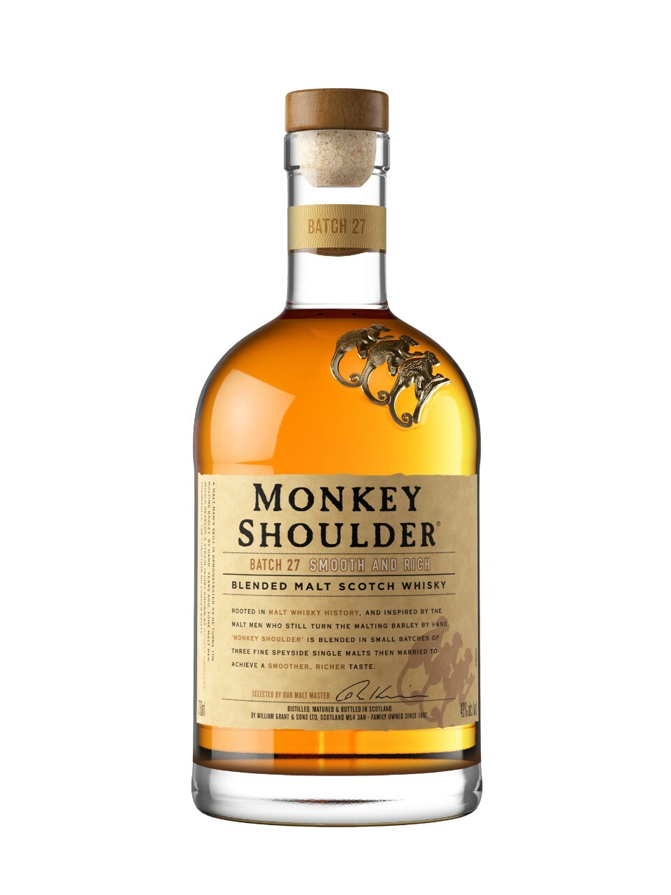 MONKEY SHOULDER THE ORIGINAL 3本セット　新品未開封 鐘錶之外】三隻猴子威士忌Monkey Shoulder X WODEN® 潮牌首度