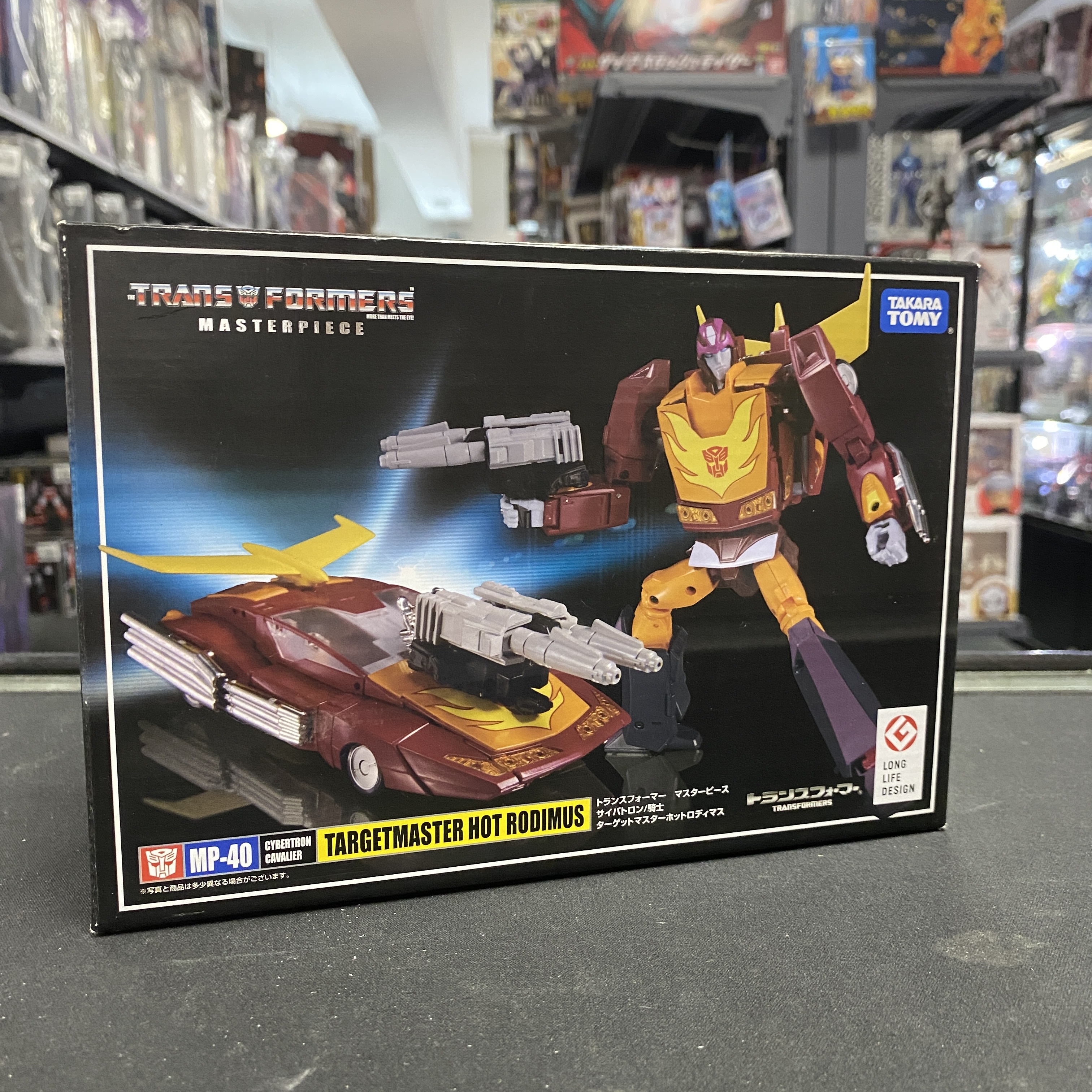 寄賣 變形金剛-Transformers Masterpiece MP-40 TARGETMASTER HOT RODIMUS
