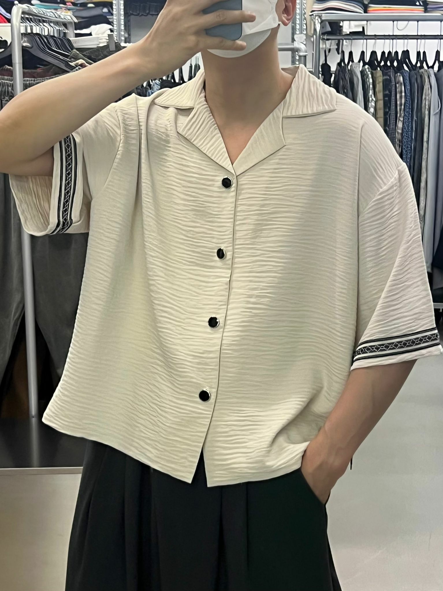 花邊短袖恤衫 S1711