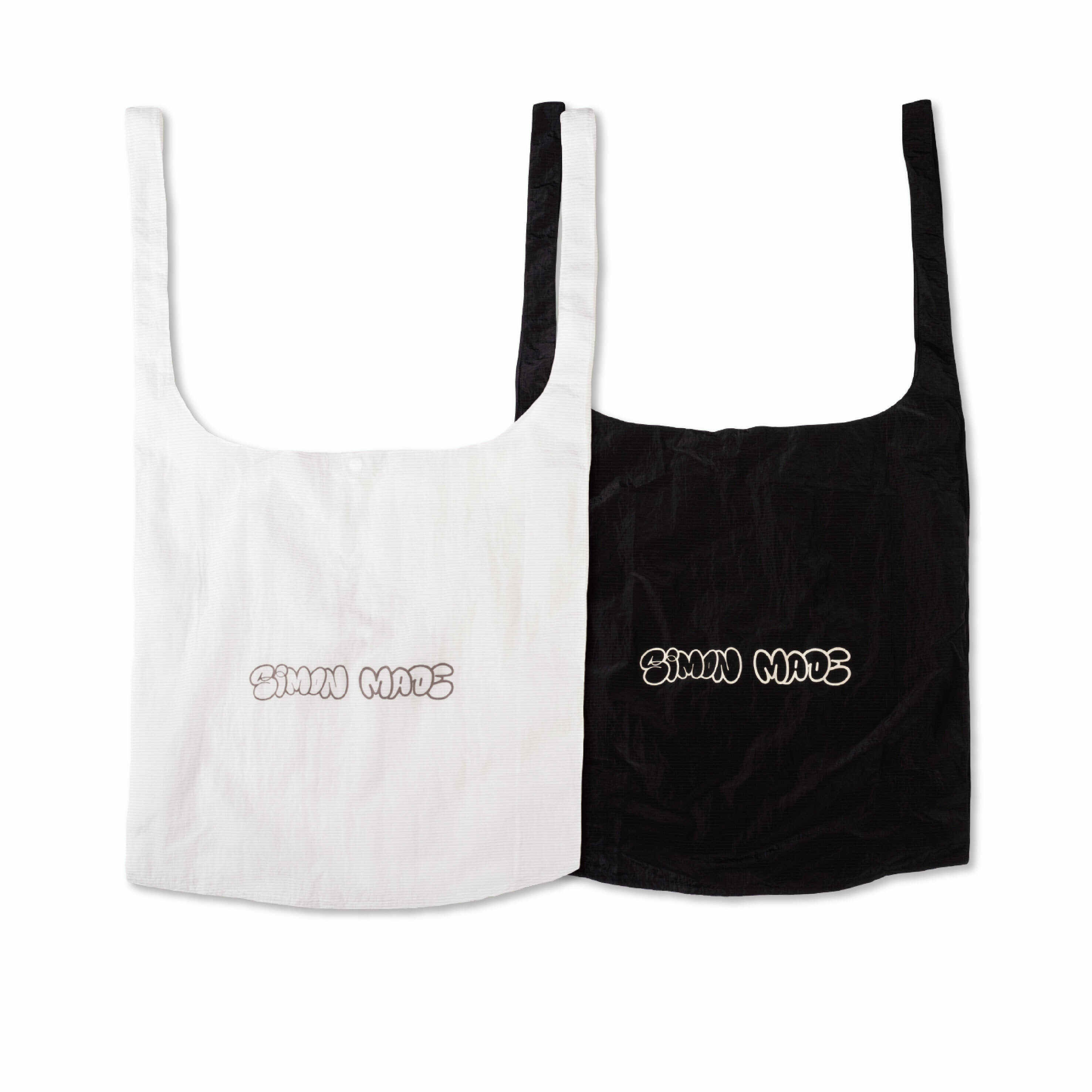 SIMON MADE BA-002 塗鴉 LOGO 抗撕裂 條紋 手提袋 購物袋