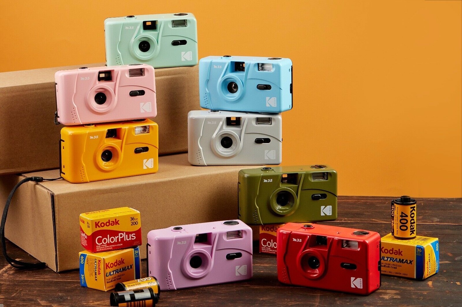 現貨] Kodak M35 Film Camera 可重用式菲林相機優惠價$179