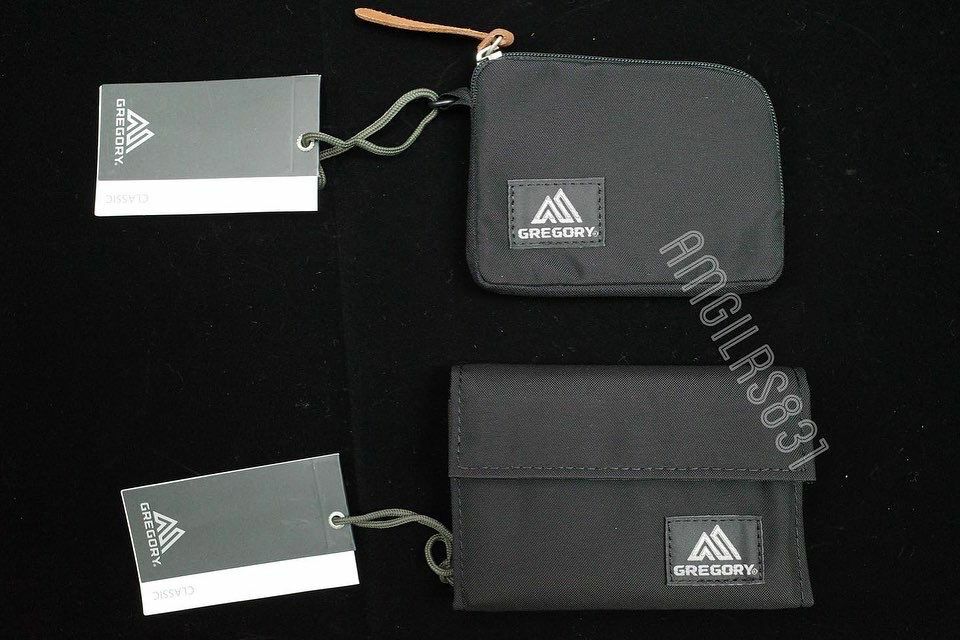 GREGORY CLASSIC WALLET black + GREGORY COIN WALLET black