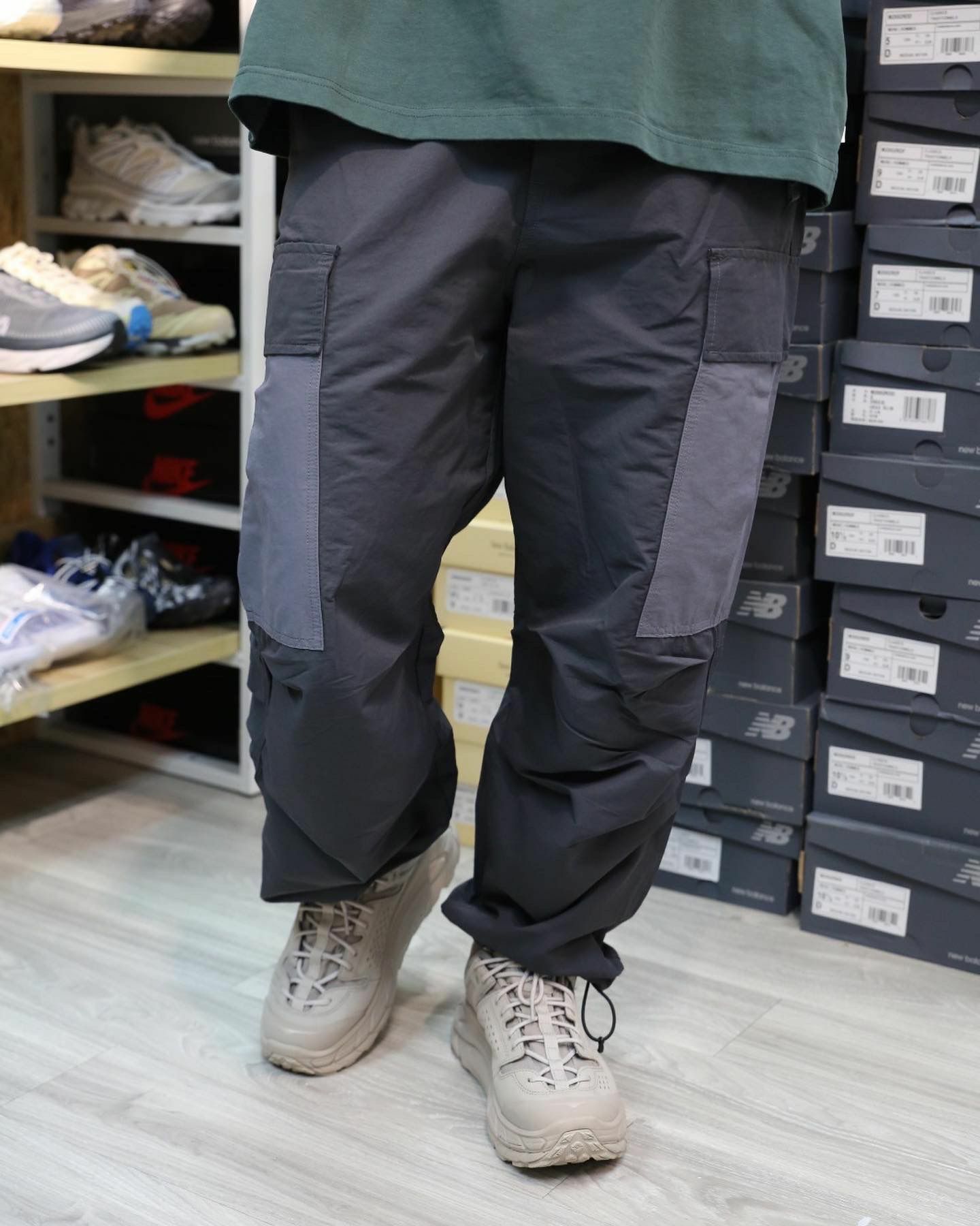 {現貨} Unbent City Boy 拼色工裝長褲