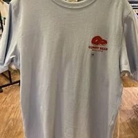 [S] WHO.A.U T-SHIRT WITH SWEET BEAR GUMMIES,LIGHT BLUE, WHRPC2491U-LIGHT BLUE (SWAU24)