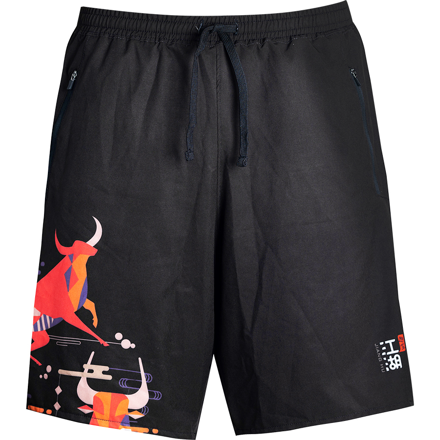 江湖跑堂二合一運動短褲︱奔馳