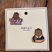 [S] WHO.A.U STEVE 2 BADGE, WHAWC2281A (SWAU39)